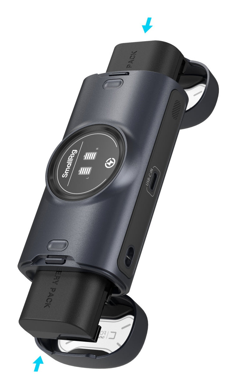 SmallRig 5695 Ladecase – für Canon EOS 5D Mark II, 5D Mark III, 5D Mark IV und andere – 2-fach, USB