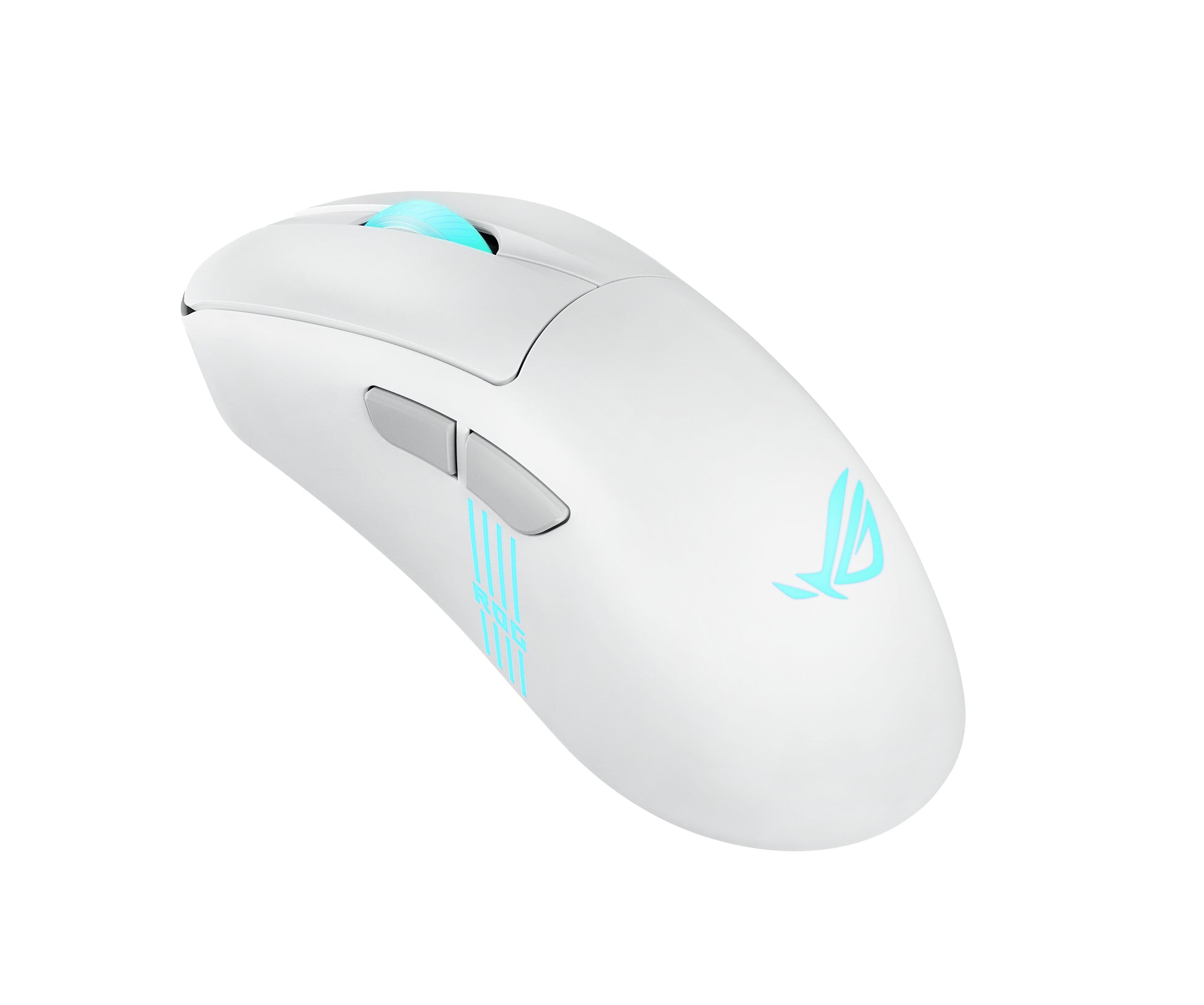 ASUS ROG Keris II Origin – Gaming-Maus – Kabellos (Bluetooth/2,4 GHz), 42000 DPI, Rechts, Weiss