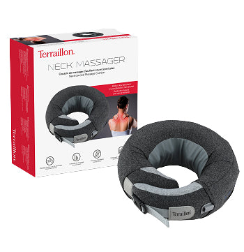 Terraillon Nackenmassagegerät 15310 – USB Energiequelle, Heizfunktion