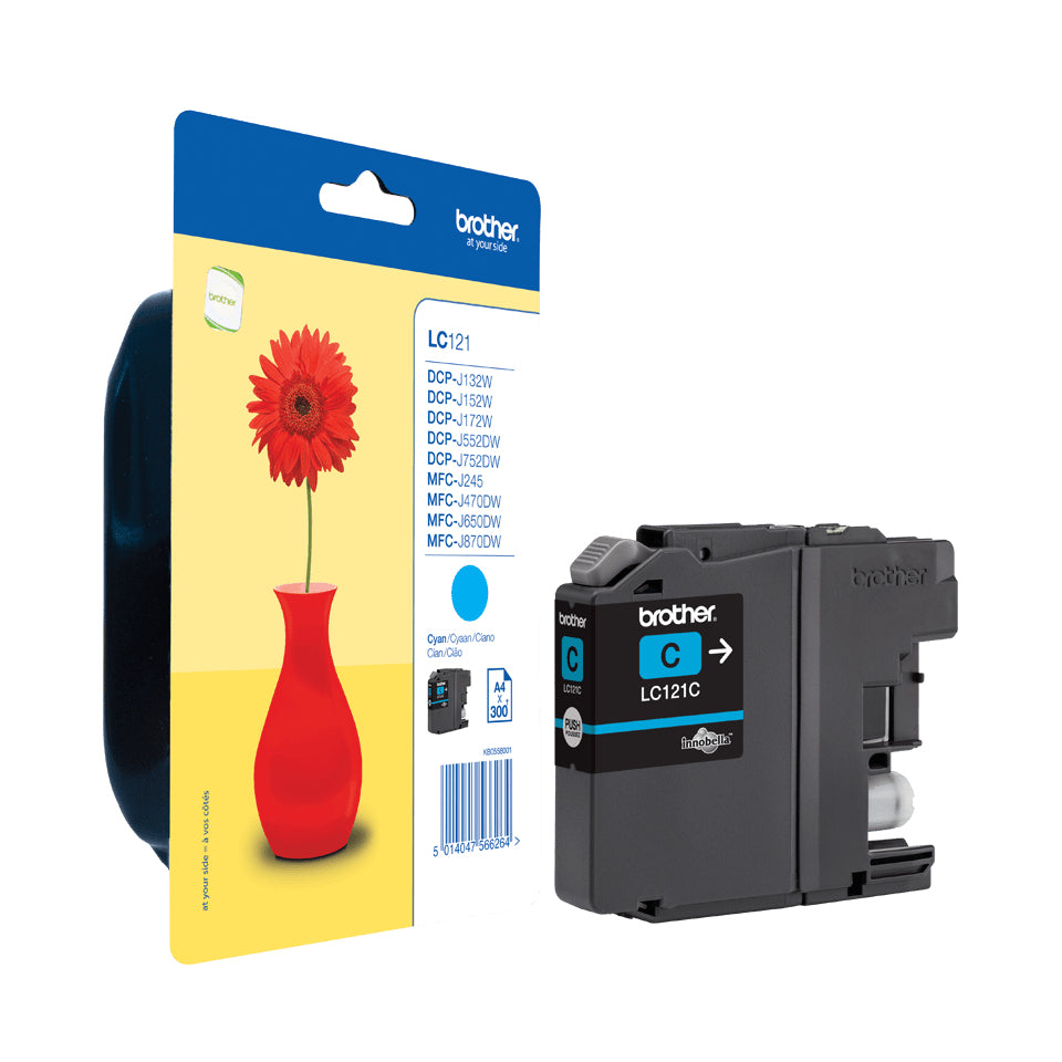 Brother Tintenpatrone, Cyan – für Inkjetdrucker/Multifunktionsgeräte