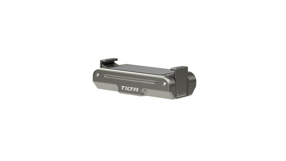 Tilta TA-T40-MBP-TG Montageplatte – 1/4"-20, 127 × 101,6 × 76,2 mm, Aluminium – für DJI Osmo Action – Grau
