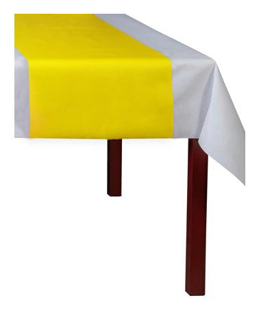 PRONAPPE PRO nappe Tischläufer auf Rolle – 40 cm×4,8 m, PP, Gelb