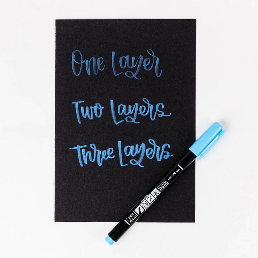 Tombow Fudenosuke Soft Pinselstift – Pinselspitze, wasserbasiert, pigmentiert, hellgrün