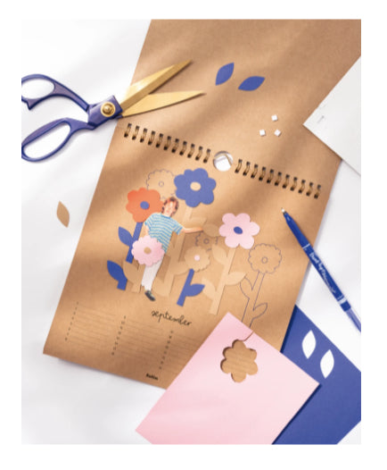 Folia Fotokalender DIY – Bildkalender – 23 × 23 cm
