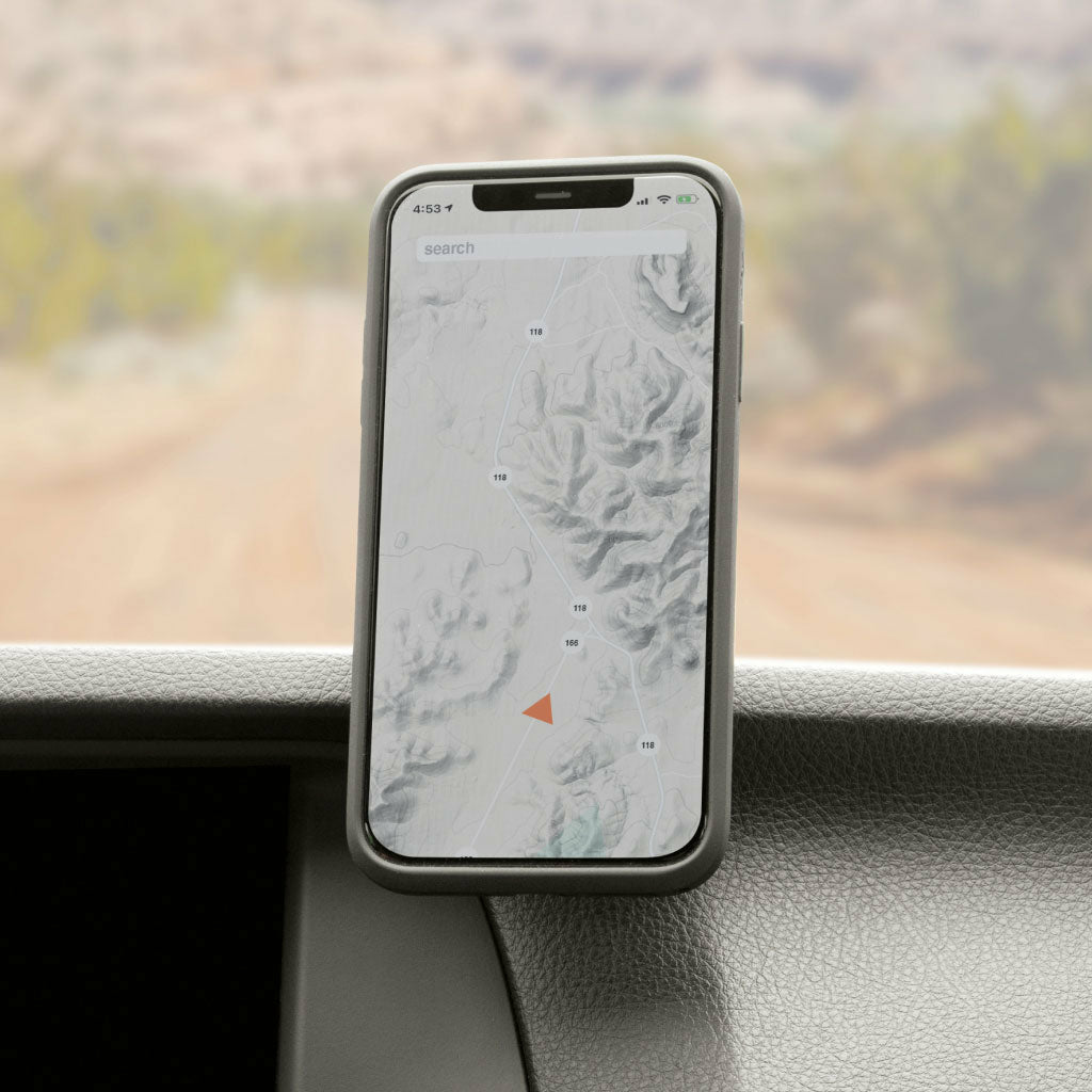 Peak Design Car Mount VHB – Auto-Halterung – Klebekissen (VHB), inkl. USB-C 1 m – Schwarz