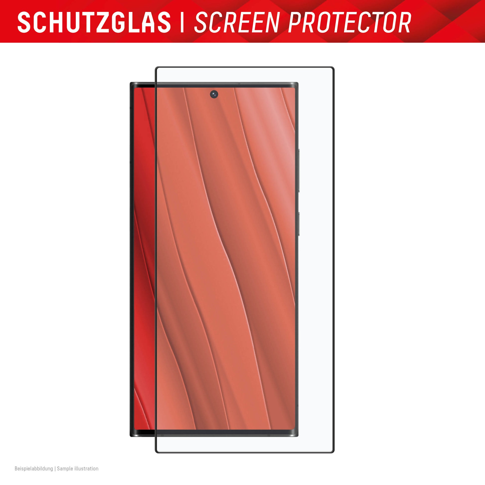E.V.I. Backcover – für Samsung Galaxy S24 Ultra, Glas+TPU, Transparent