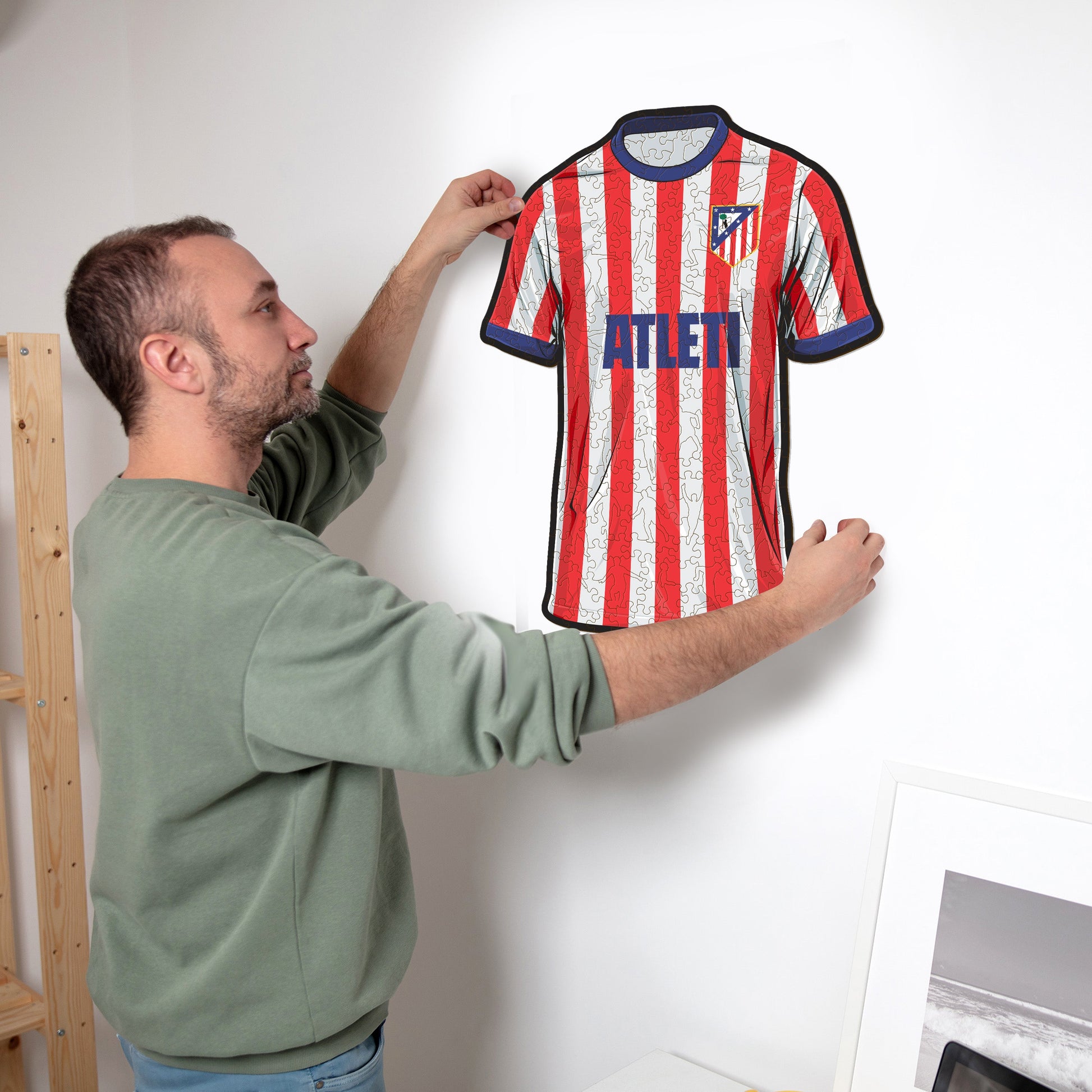 Iconic Puzzles Atlético de Madrid Trikot – Logikspiel, ab 10 Jahren, 180 Min.