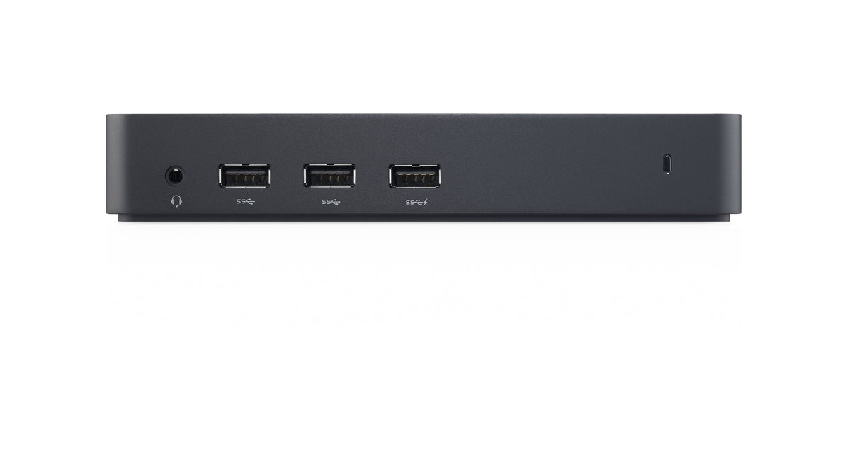 Dell D3100 Dockingstation – USB-A, 1× DP, 2× HDMI, GbE, 3,5 mm Audio, für Windows