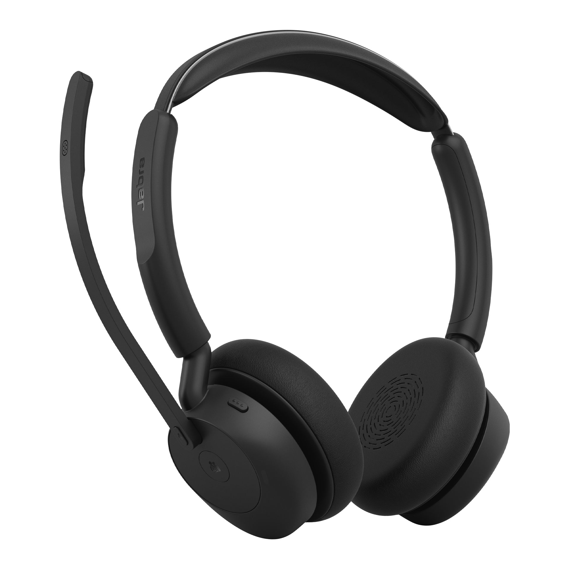 Jabra Evolve3 45 MS Office-Headset – On-Ear, Stereo, BT, MS Teams zertifiziert, Schwarz