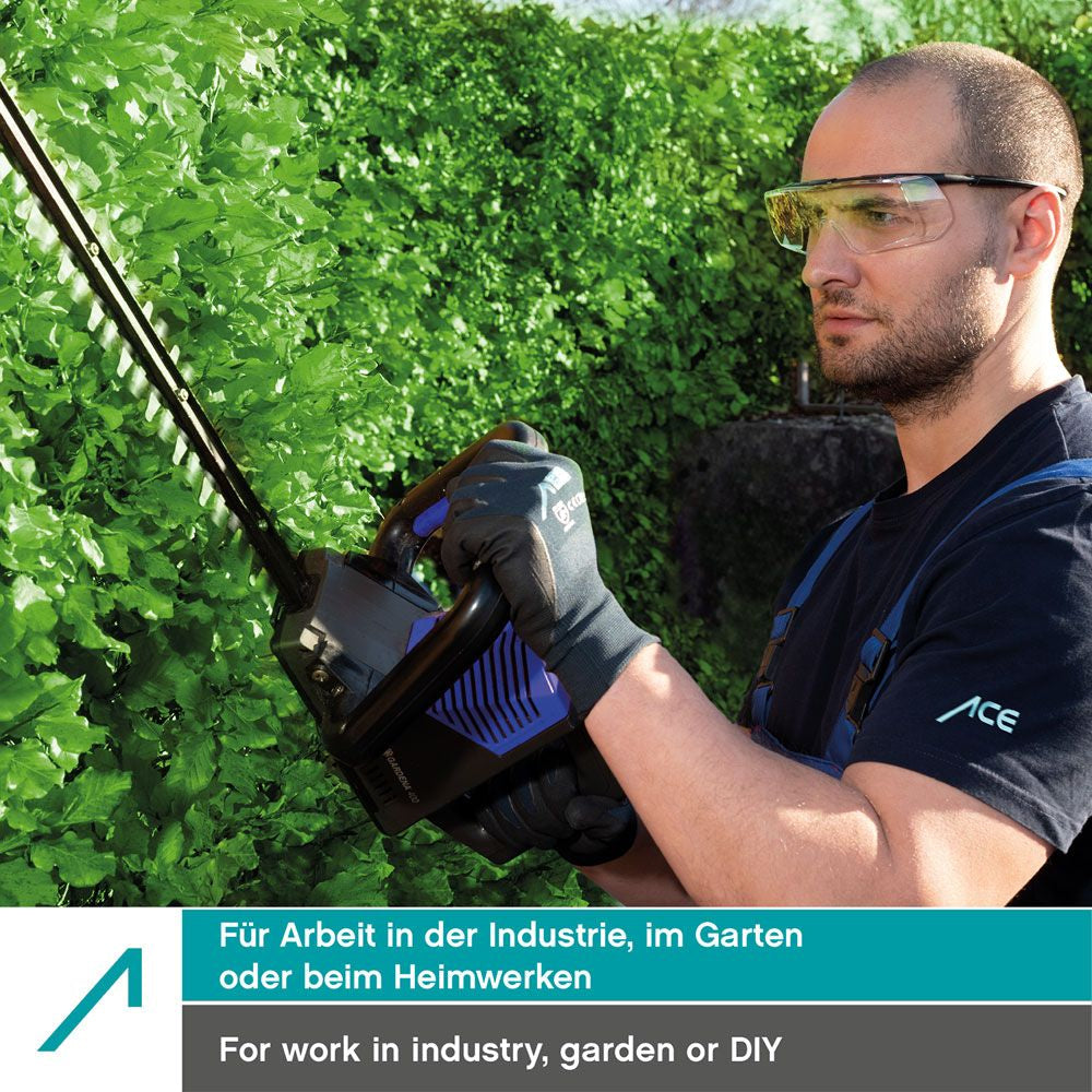 ACE Überbrille Evo 5006-T2 – klar, für Brillenträger, beschlagfrei, kratzfest