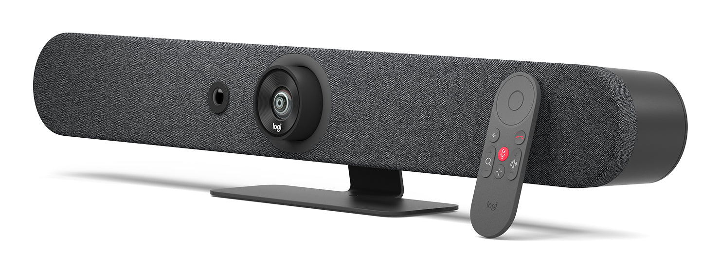Logitech Rally Bar Mini Videokonferenzsystem – 4K Ultra HD, 4× digitaler Zoom, für Windows/Mac – Graphit