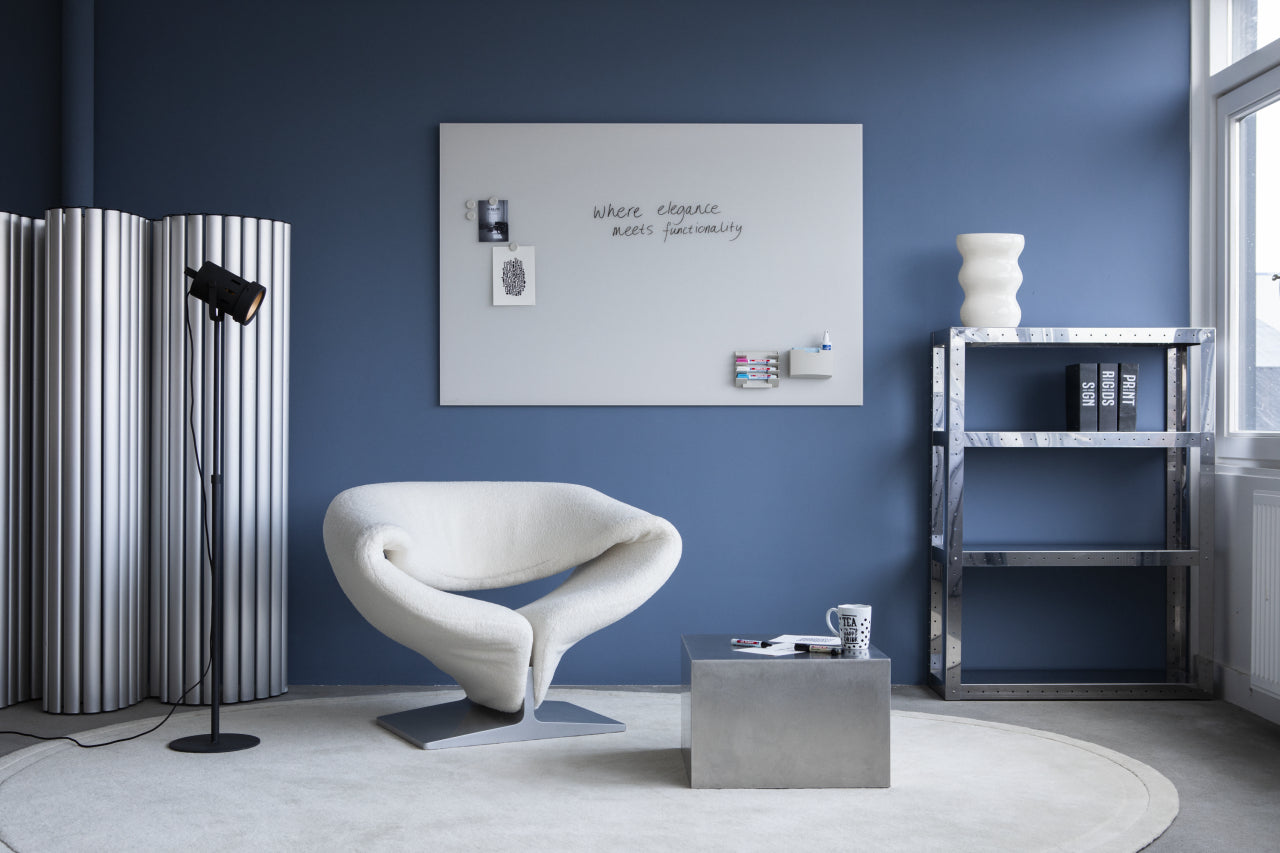 Legamaster Whiteboard – 200 × 100 cm, mattes Glas, magnetisch, Wandmontage, inkl. 2 Magnete