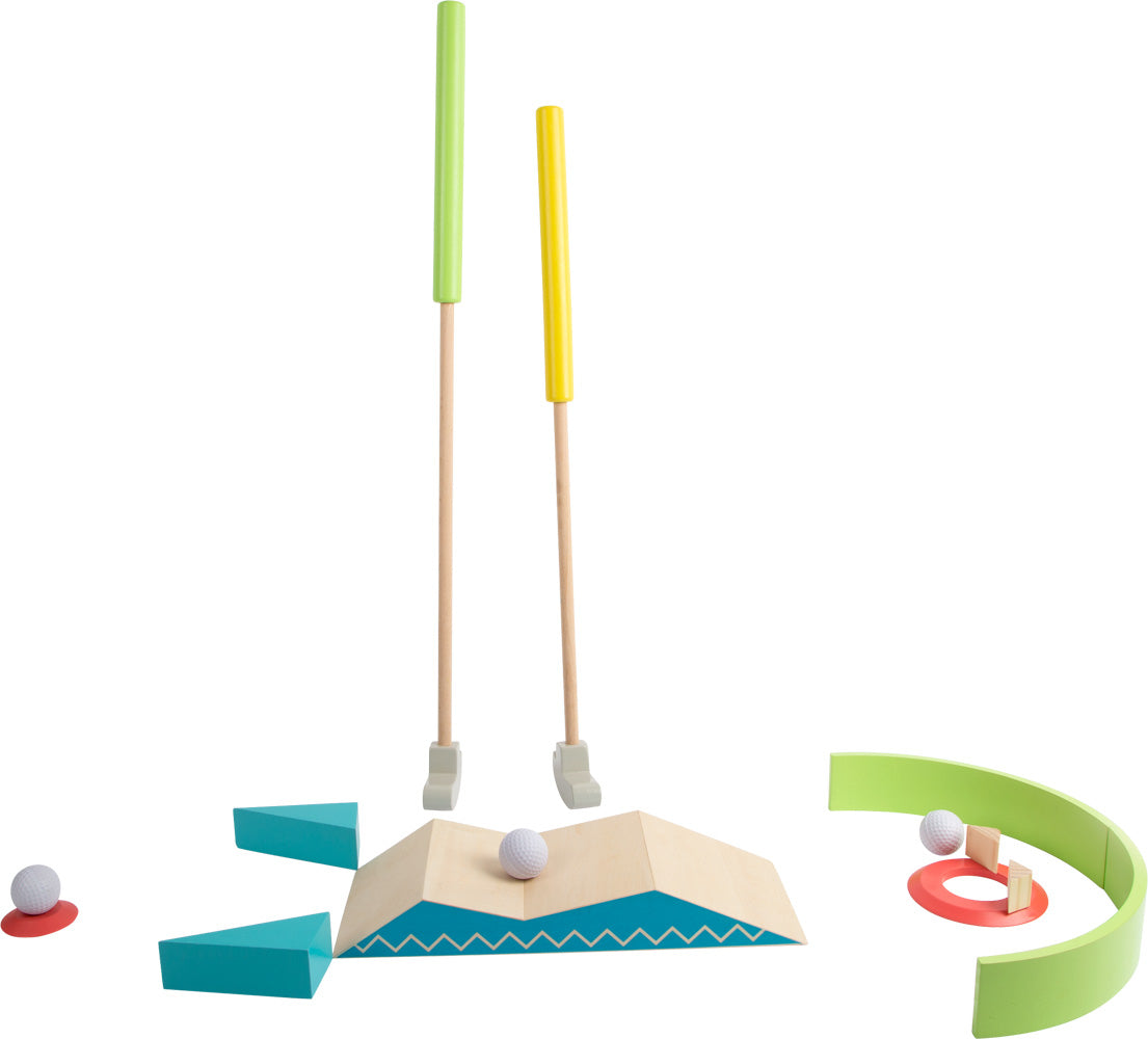 Small foot Minigolf-Set Active – 1 Stück – ab 5 Jahren – Holz – mehrfarbig – FSC