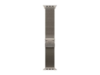 Apple Milanese Loop – Titan, Natur, L, für Apple Watch 44/45/46/49 mm