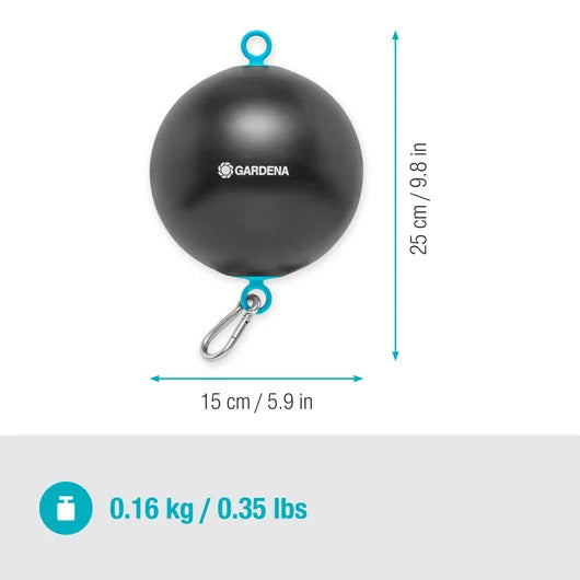 Gardena Schwimmer für Saugfilter – Schwarz, 160 g