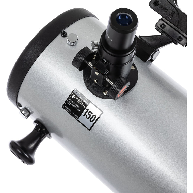 Celestron SSE 150mm Tabletop Dobson – Spiegelteleskop, 150 mm Öffnung, 750 mm Brennweite, f/5, Schwarz/Silber