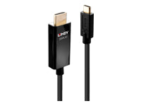 Lindy USB-C auf HDMI Adapter, 4K@60 Hz, HDR, 2 m