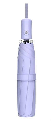 Muitomas Taschenschirm – Automatik, Ø 58 cm – Lila – mit Shopper