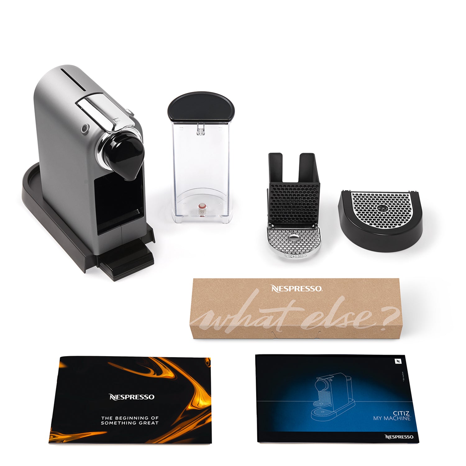 Krups Citiz XN741B.CH Kapselmaschine – für Nespresso-Kapseln, 19 bar, 1 l, Silber