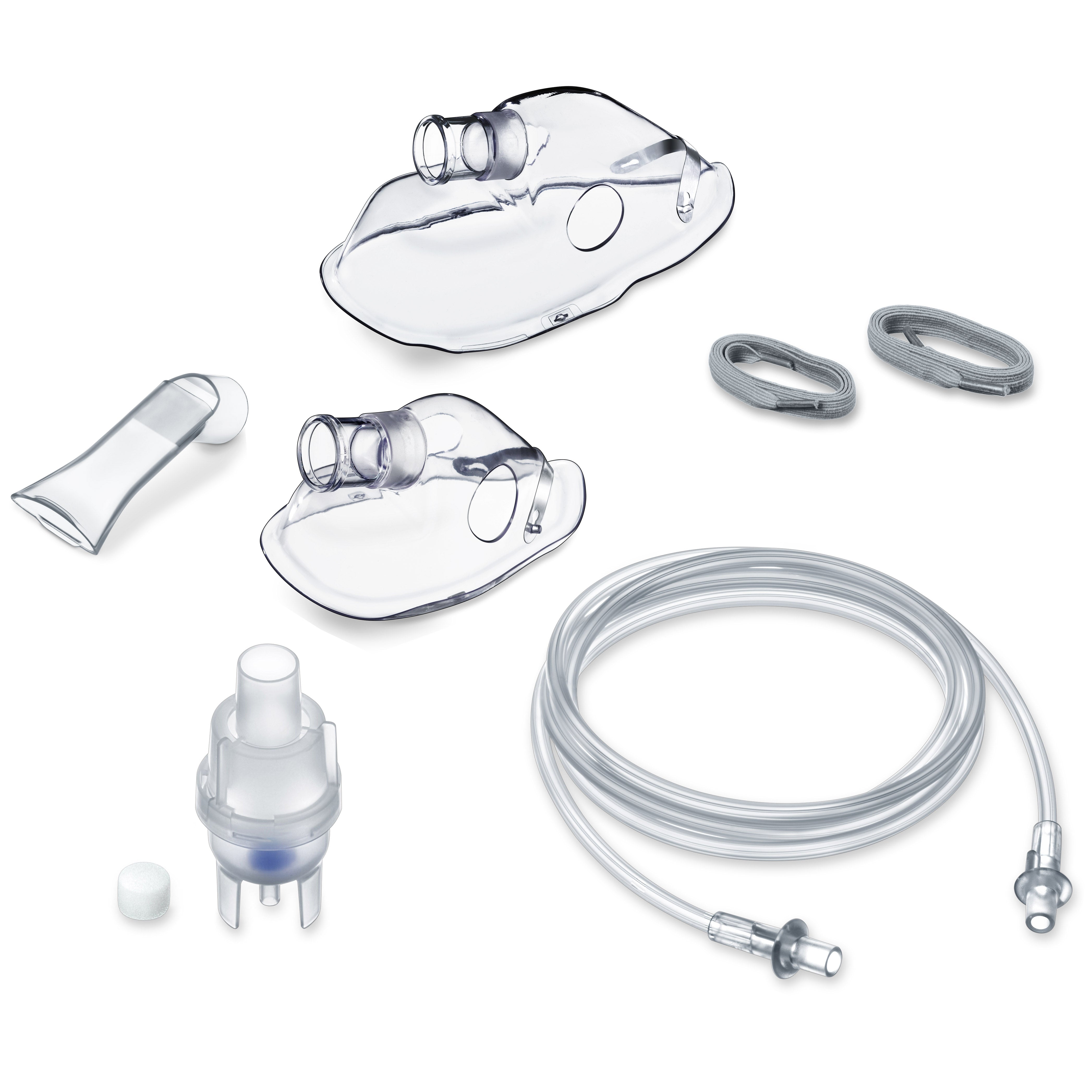 Sanitas Vernebler-Zubehör-Set – für SIH 21 – inkl. Schlauch, Maske, Mund-/Nasenstück, Filter