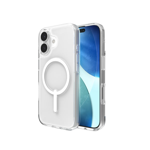 ZAGG Crystal Palace Lite Snap Backcover – für Apple iPhone 17, Graphen, Transparent, bis 3 m Sturzsicher