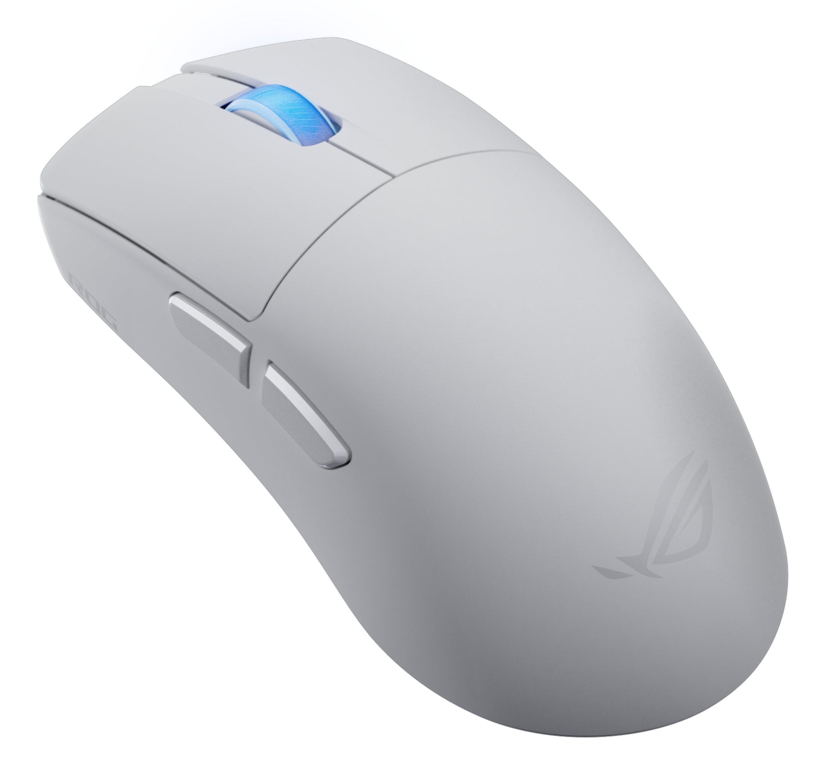 ASUS ROG Harpe II Ace – Gaming-Maus – Kabellos (Bluetooth/2,4 GHz), 42000 DPI, RGB-Beleuchtung, rechts, Weiss