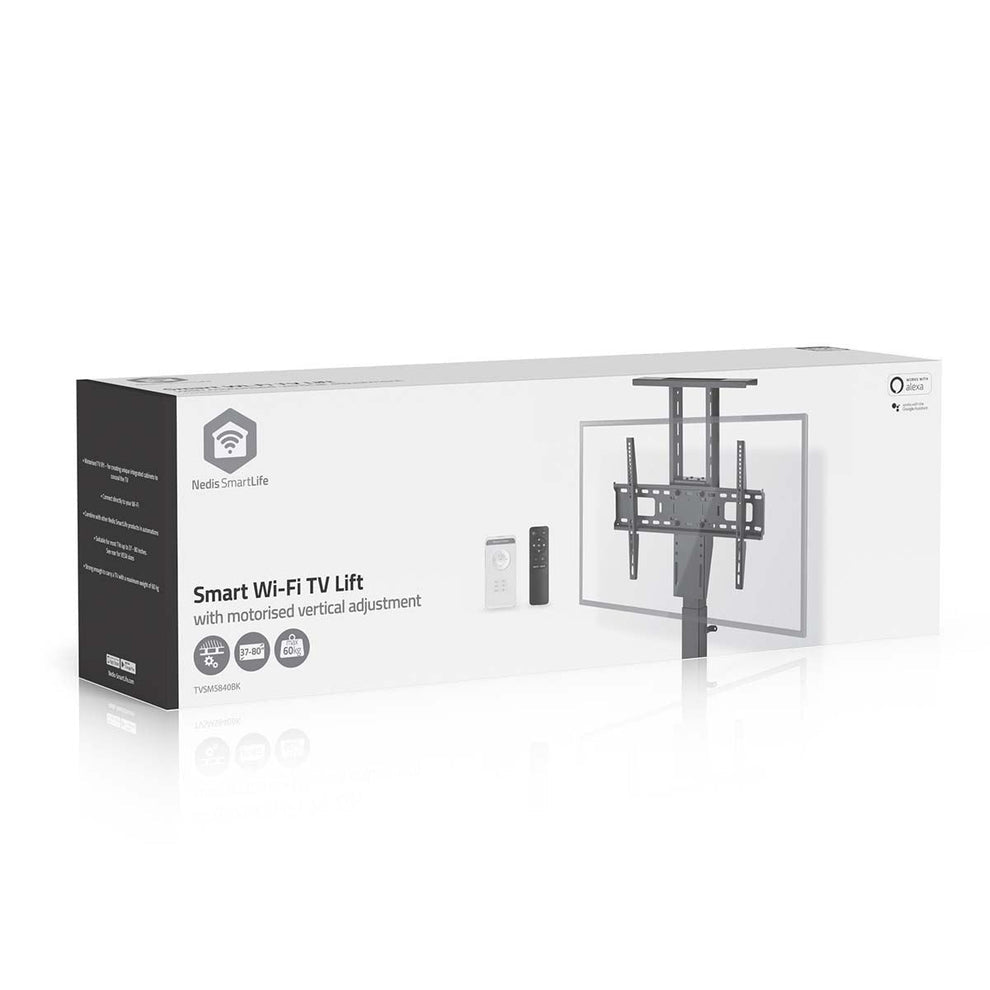 Nedis Wandlift (bodenstehend) – 37–80" – VESA 200×200–600×400 – bis 60 kg, Motorisiert – TVSM5840BK
