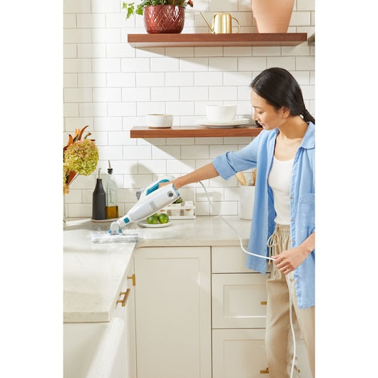 Black & Decker Dampfbesen – 500 ml, türkis, für Polstermöbel
