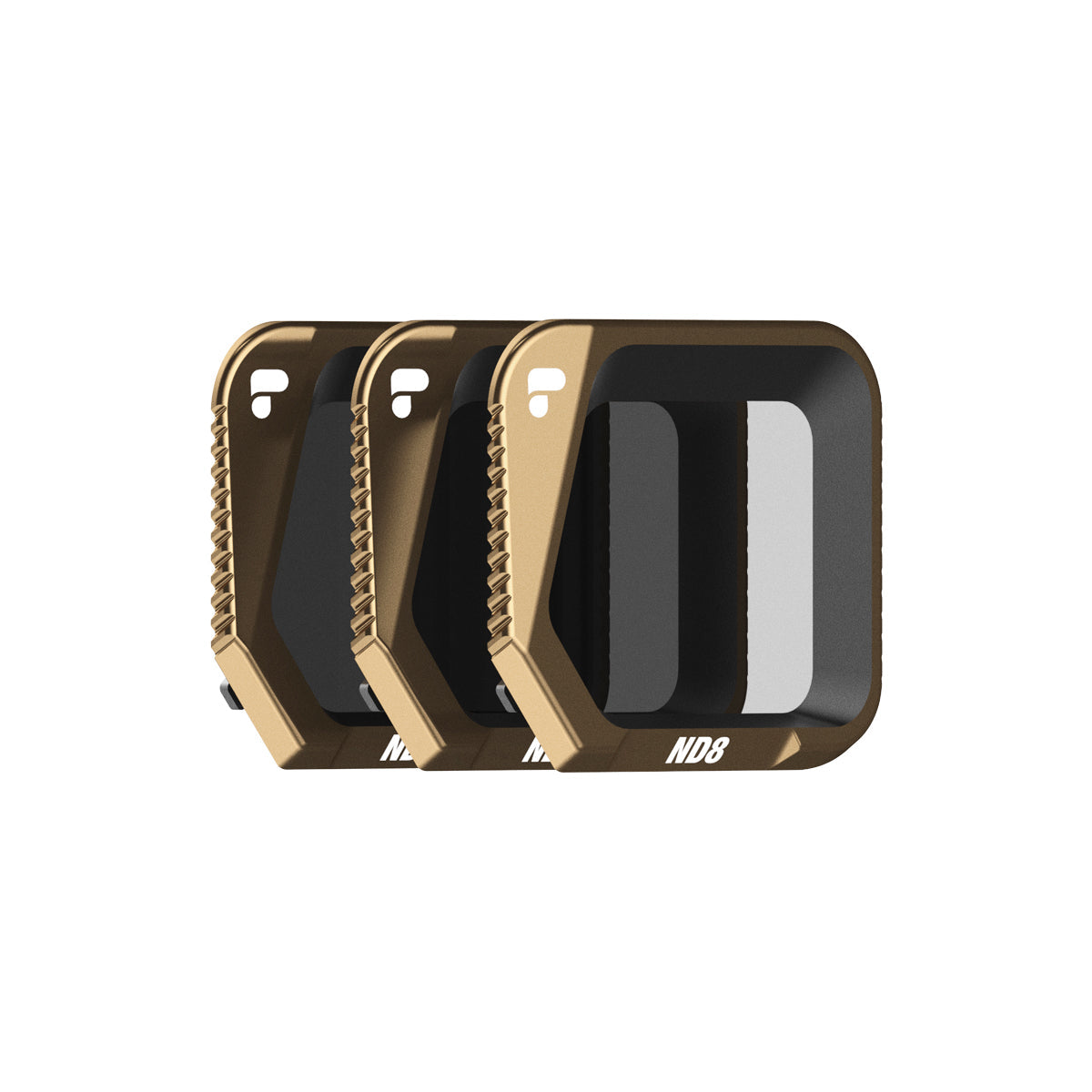 PolarPro M3C-SHUTTER Kamerafilter – ND8/ND16/ND32, Aluminium/Glas – für Mavic 3 Classic – Gold – 3er-Pack