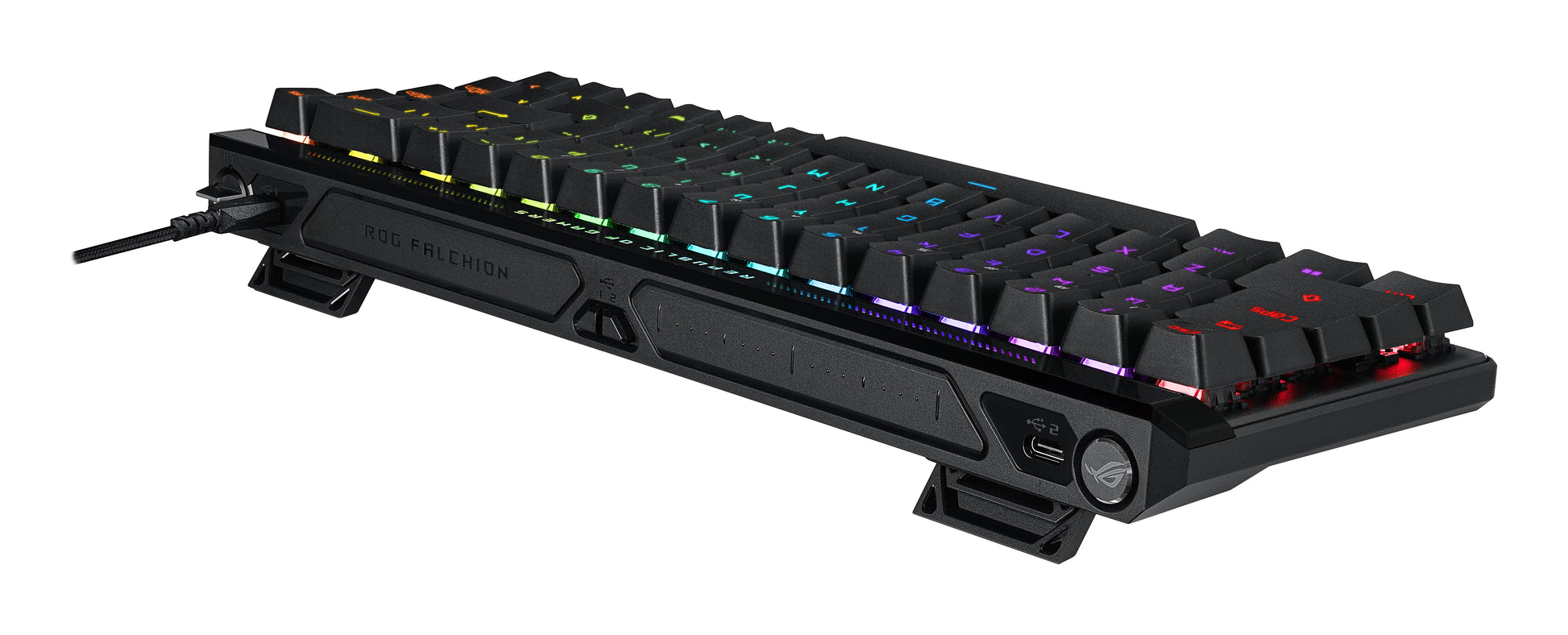 ASUS ROG Falchion Ace HFX – Gaming-Tastatur 65% – ROG HFX Magnetic – USB-C – RGB – Ohne Ziffernblock