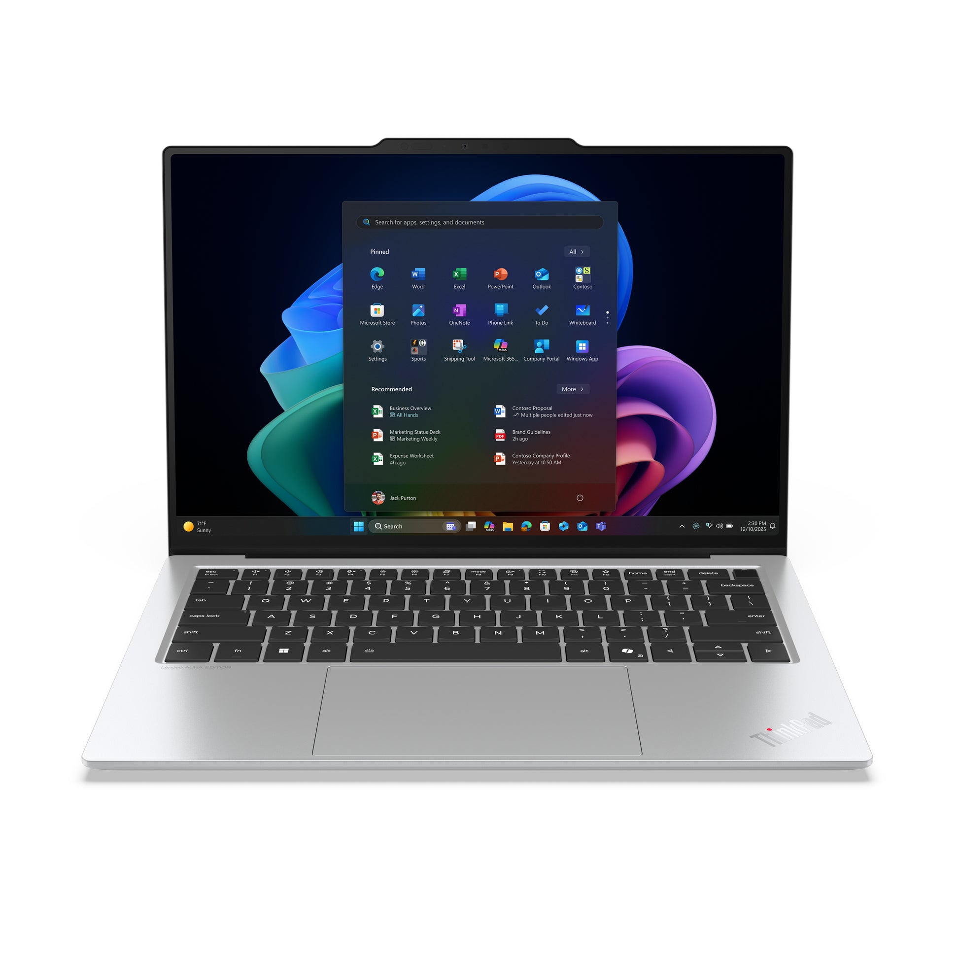 Lenovo ThinkPad X9 14 Gen 1 Aura Edition Copilot+ – Laptop, 14", 32 GB, 1 TB, Windows 11 Pro