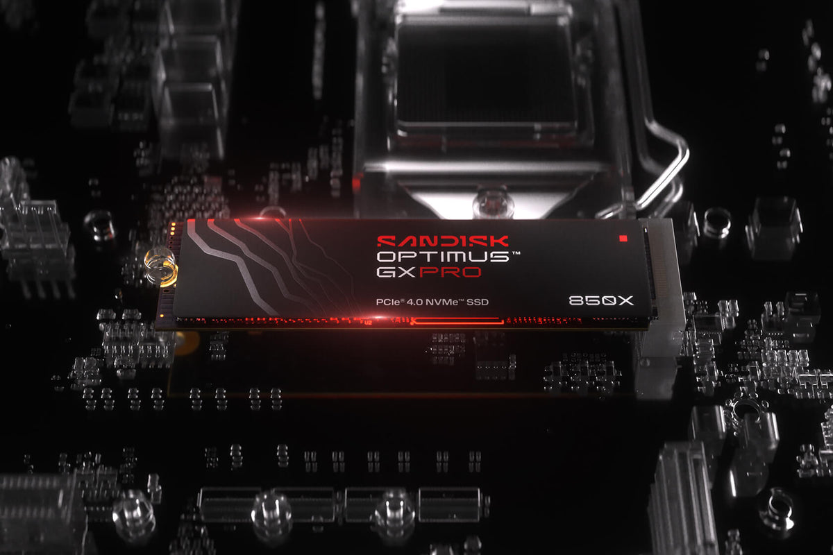 SanDisk Optimus GX PRO 850X 8 TB – M.2 2280 NVMe PCIe 4.0 x4, 7'200 MB/s