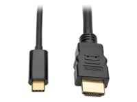 Tripp Lite U444-006-H USB-C-auf-HDMI-Kabel – 4K (3840 × 2160), 1,8 m, aktiv, schwarz