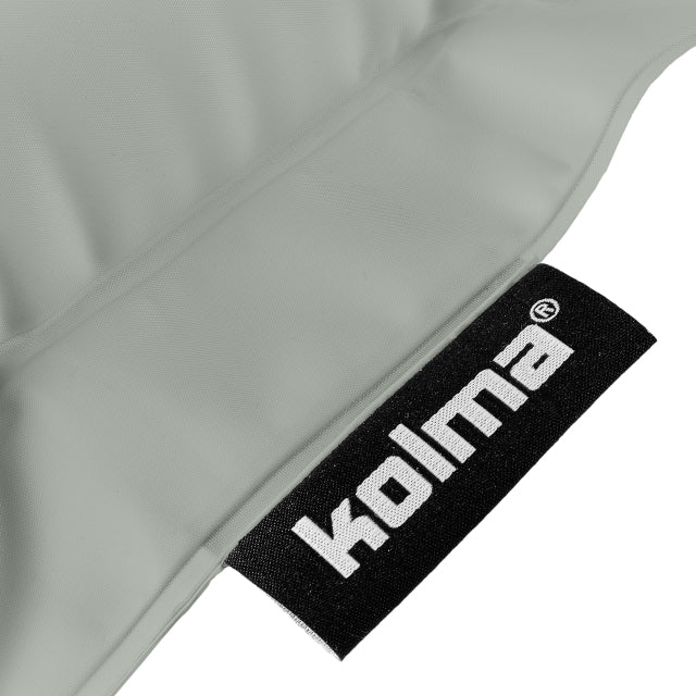 Kolma Luftmatratze – mit integriertem Kissen, Sicherheitsventil – 188 × 78,5 cm – grau – Polyester/PVC