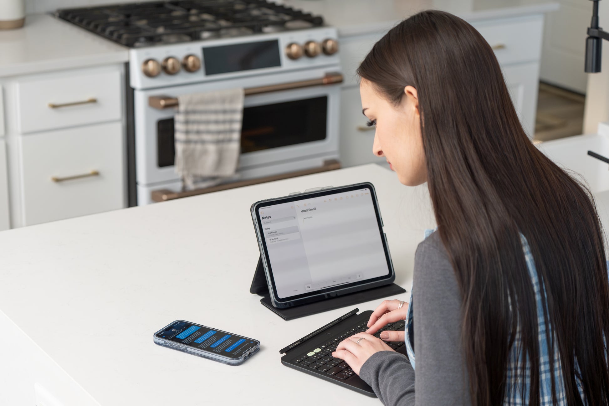 ZAGG ProKeys 2 – Tastatur, DE-Layout (DE), Schwarz – für iPad Air 11 (M2/M3)