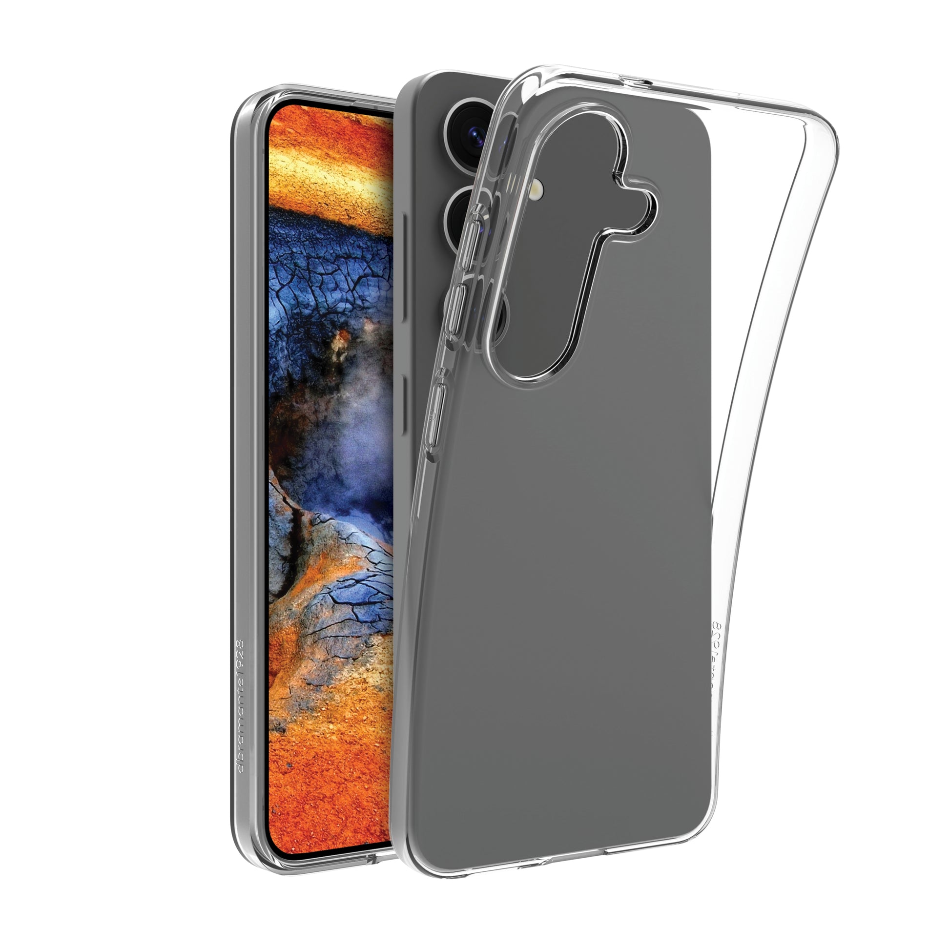dbramante1928 Backcover – für Samsung Galaxy S25, Recycling-Kunststoff, transparent, bis 1,2 m sturzsicher