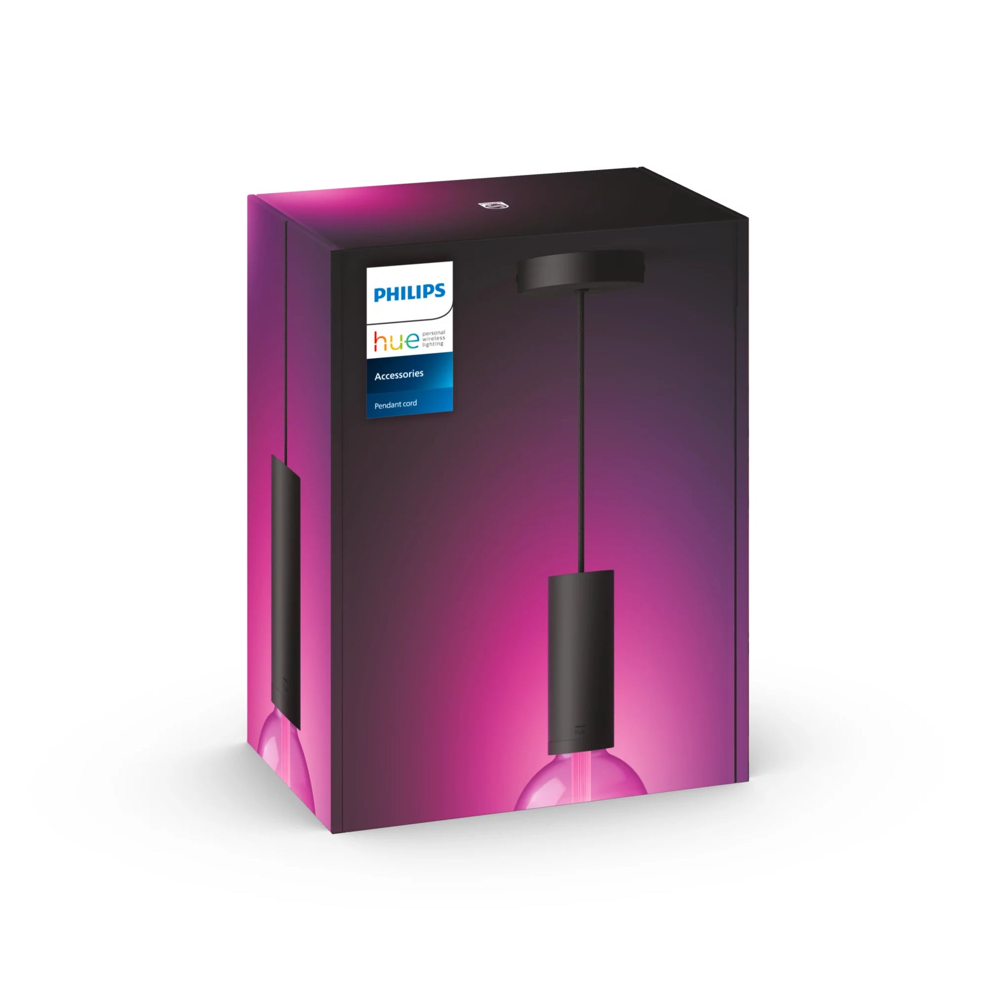 Philips by Signify Philips Hue Lampenhalter (mit Kabel) E27, 1,5 m – Schwarz, Aluminium – für Philips Hue – 1 Stk.
