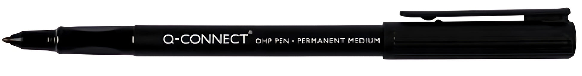 Q-Connect Permanent-Marker für Folien und glatte Oberflächen – schwarz