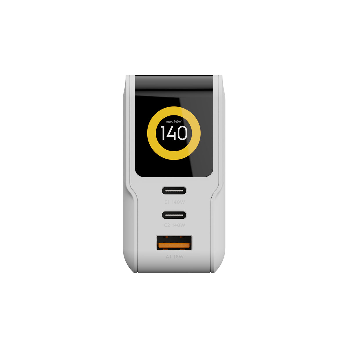 Xtorm NextGen XECNG1400 USB-Ladegerät 140 W – USB-C×2, USB-A×1 – PD, QC 3.0, GaN – Weiss