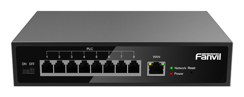 Fanvil PN8 – Unmanaged Switch – 8× 10/100 Mbit/s, Desktop, für IP-Intercom-Systeme