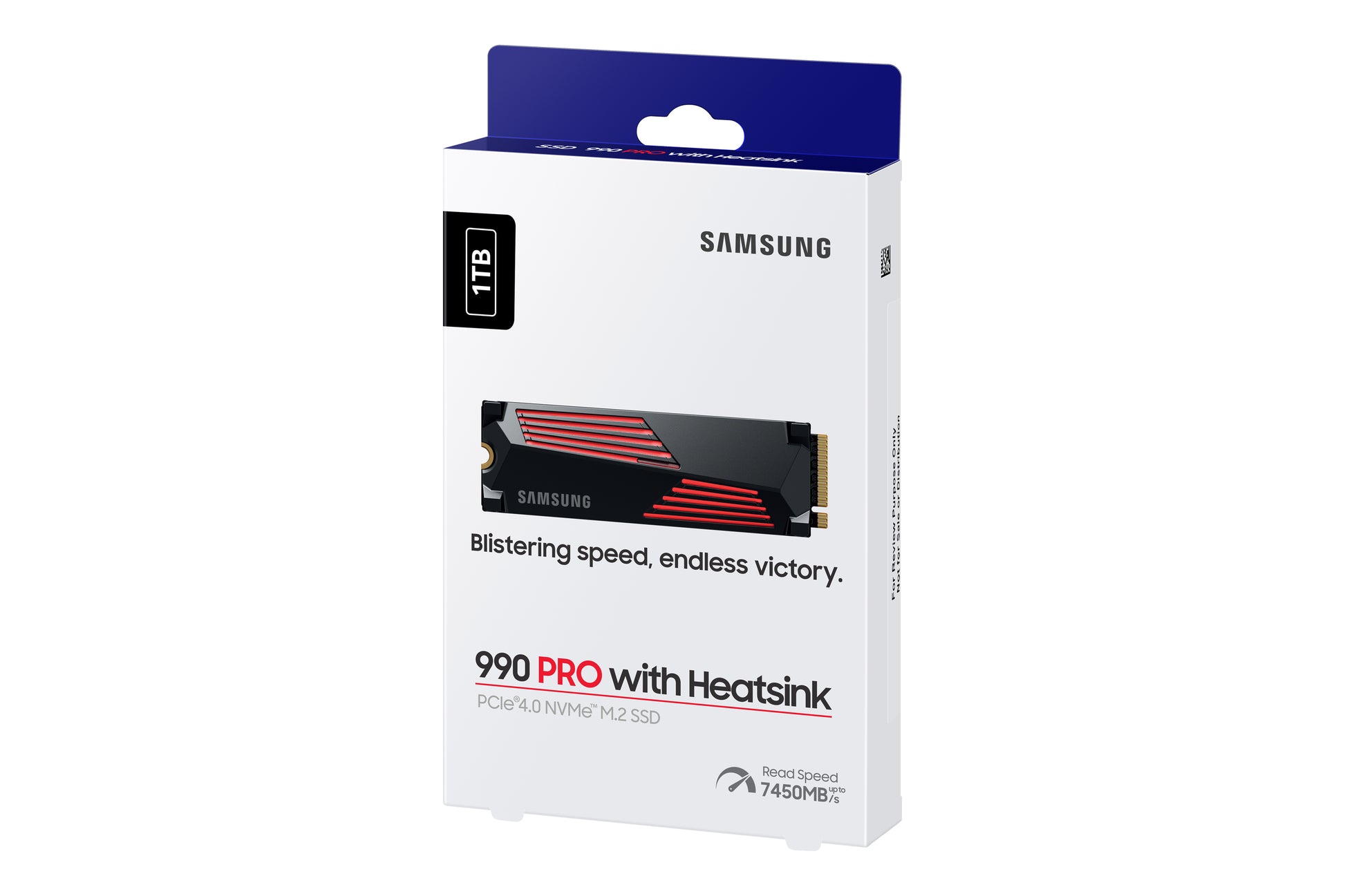 Samsung MZ-V9P1T0 – 1 TB M.2 NVMe (PCIe 4.0), 7450 MB/s Lesen, 6900 MB/s Schreiben