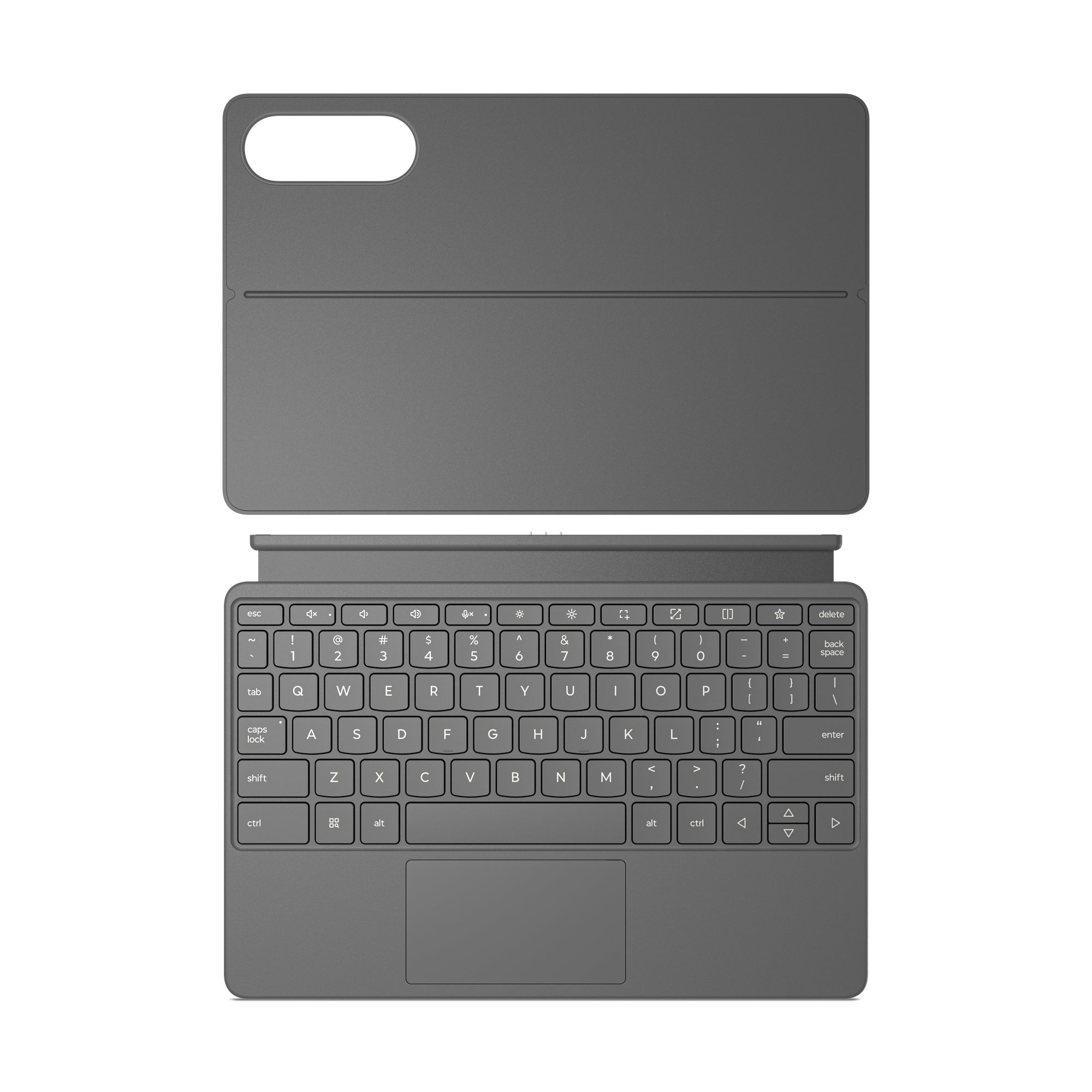 Lenovo Tastatur-Case für Lenovo Yoga Tab – Smart Connector – Luna Grey