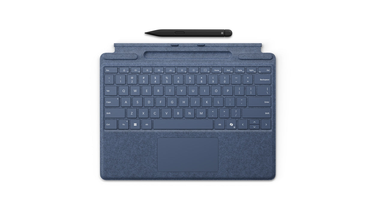 Microsoft Surface Pro Tastatur + Slim Pen – Tastatur, Saphirblau