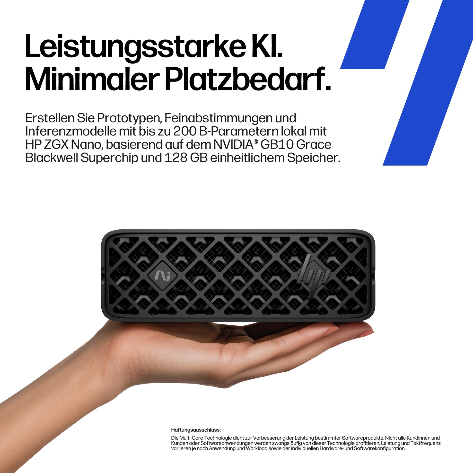 HP Zgx Nano G1N Ai Station Gb10 Micro – NVIDIA GB10, 128 GB RAM, 1 TB SSD, Linux