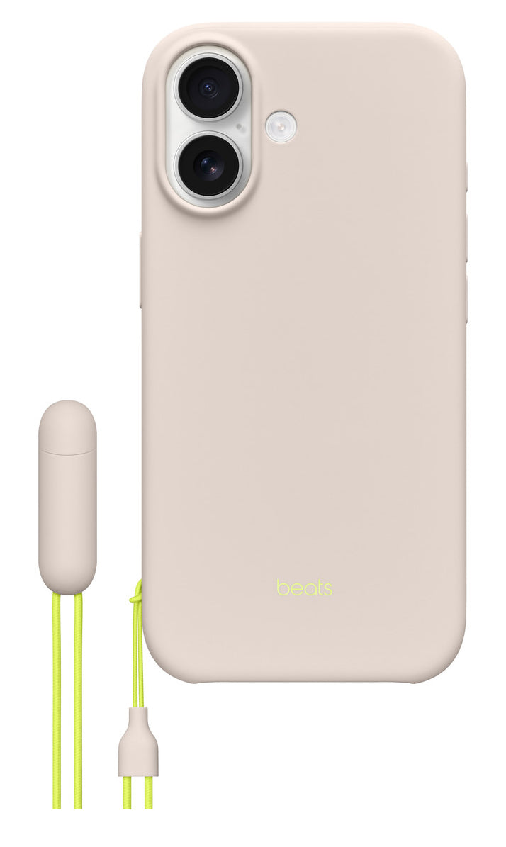 Apple Backcover – für Apple iPhone 17 – beige – Kunststoff – MagSafe-kompatibel, mit Kordel