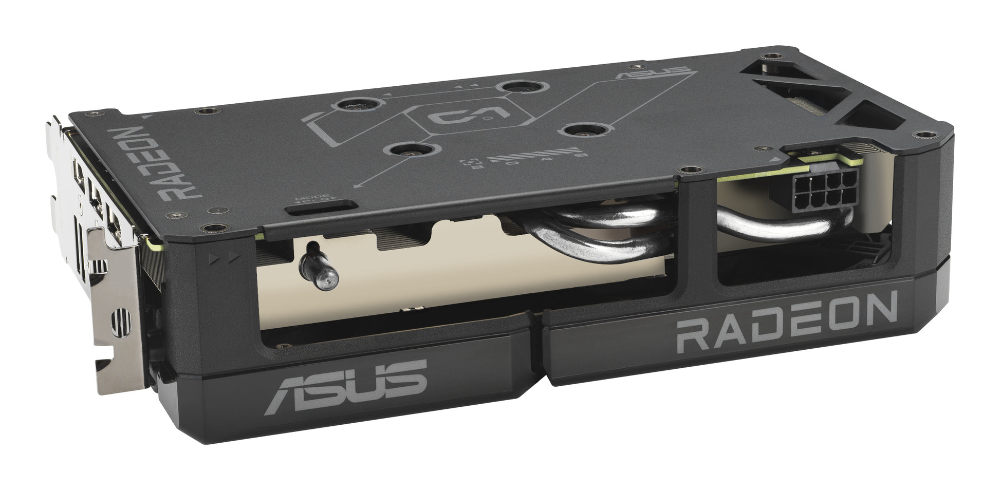 ASUS DUAL-RX9060XT-16G – PCIe-Grafikkarte – Radeon RX 9060 XT, 16 GB GDDR6, PCIe 5.0, 2×DP, 1×HDMI