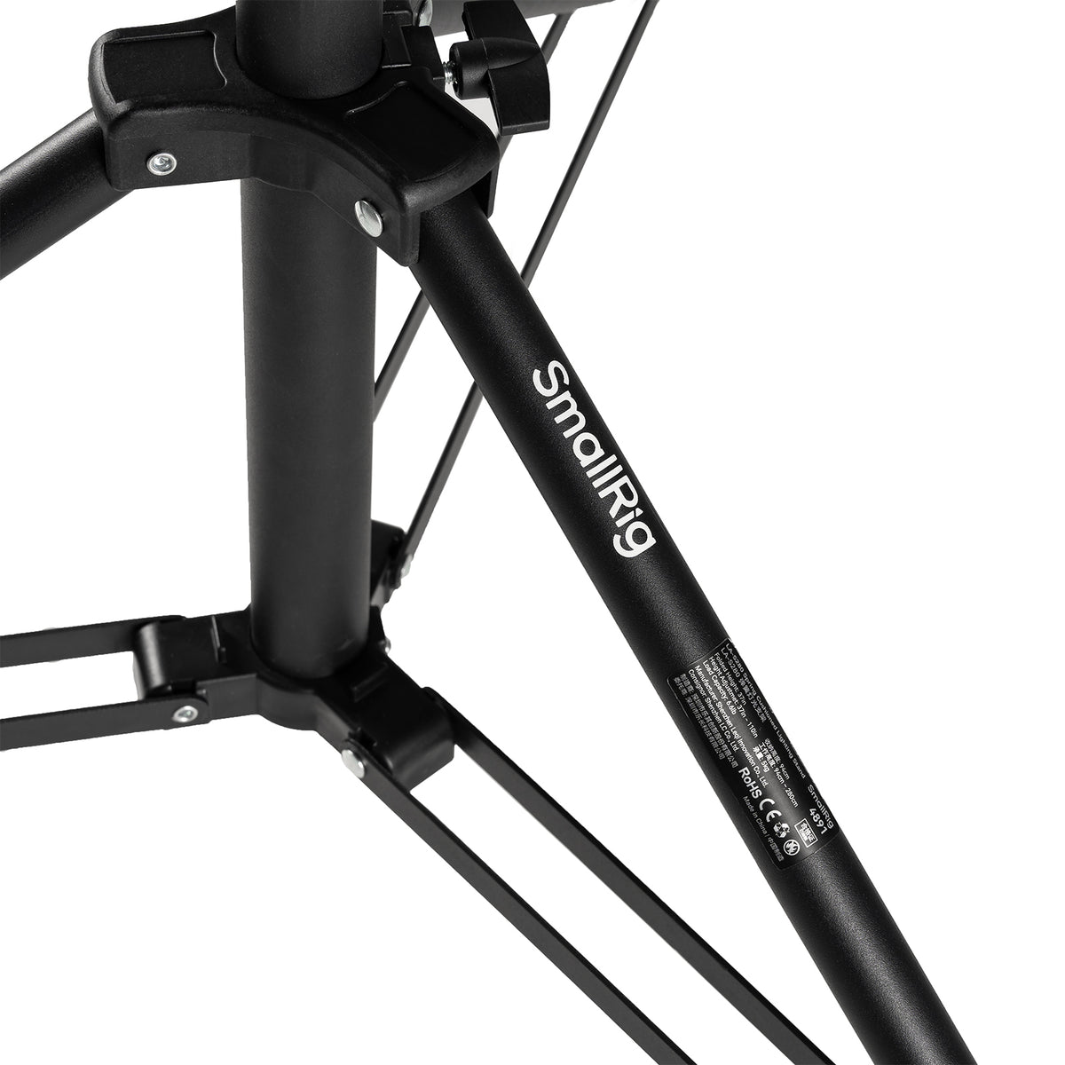 SmallRig LA-S280 Leuchtenstativ – bis 280 cm – Traglast 5 kg – Schwarz