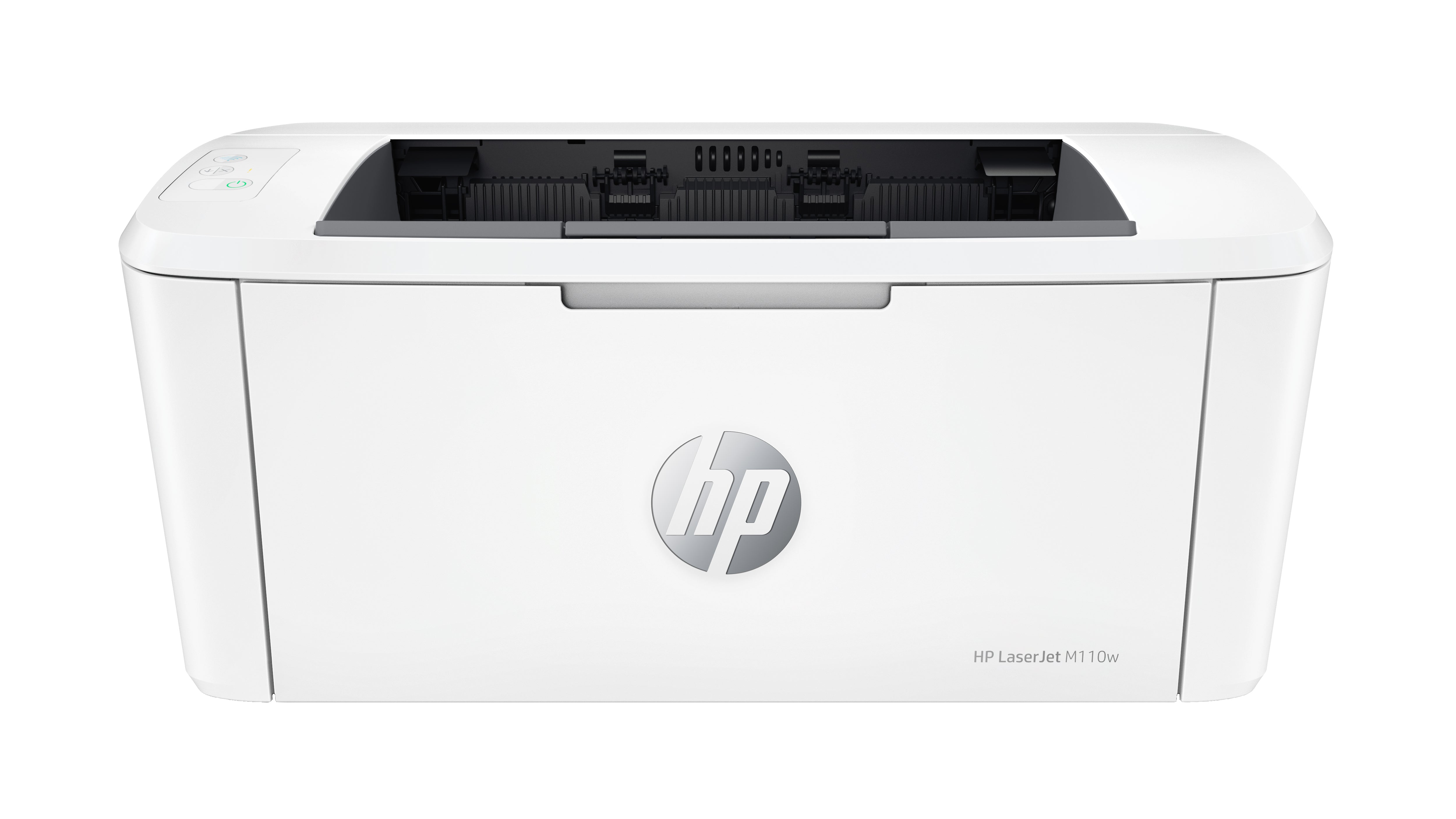 HP LaserJet M110w – A4, S/W, 20 S./Min., 600 × 600 dpi, WLAN/LAN/USB, Papier: 150 Blatt