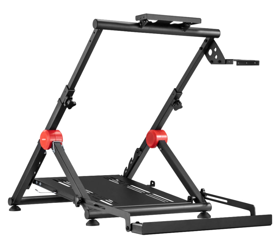 Oplite GT Pro V2 – Laptop-/Gerätewagen, 90,5 × 13 cm, 30 kg, Schwarz, für Thrustmaster/Logitech/Turtle Beach