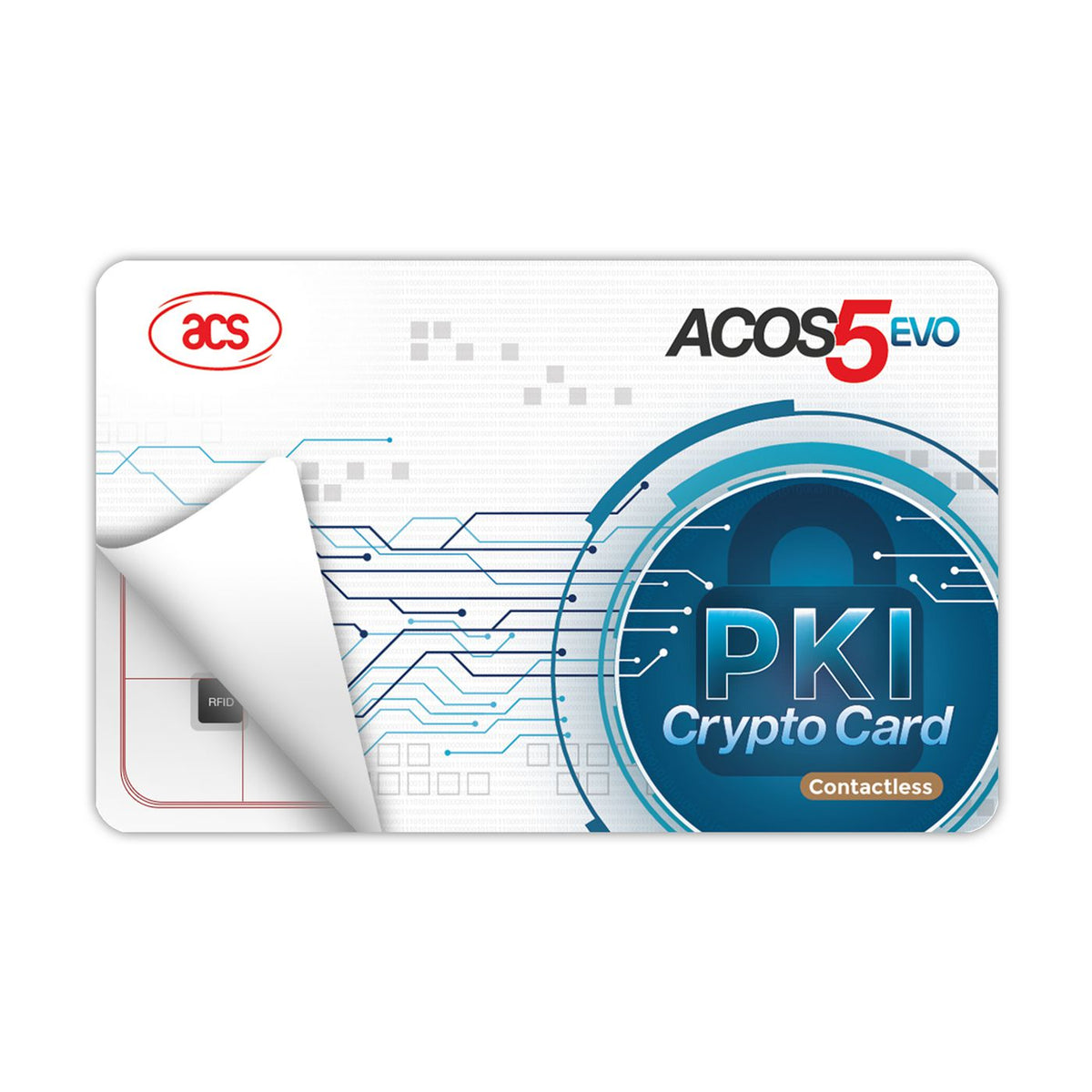 Acs PKI Smartcard 192K RFID-Karte – kontaktlos